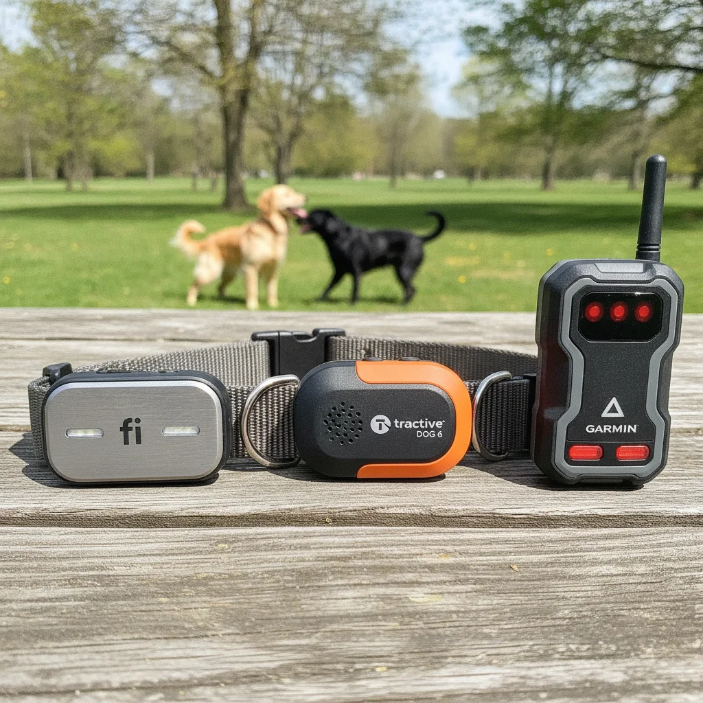 Comparison table of Fi Series 3 Tractive DOG 6 and Garmin Alpha LTE features coverage and cost